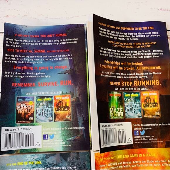 The Maze Runner Series 1-4 James Dashner - Picture 6 of 7